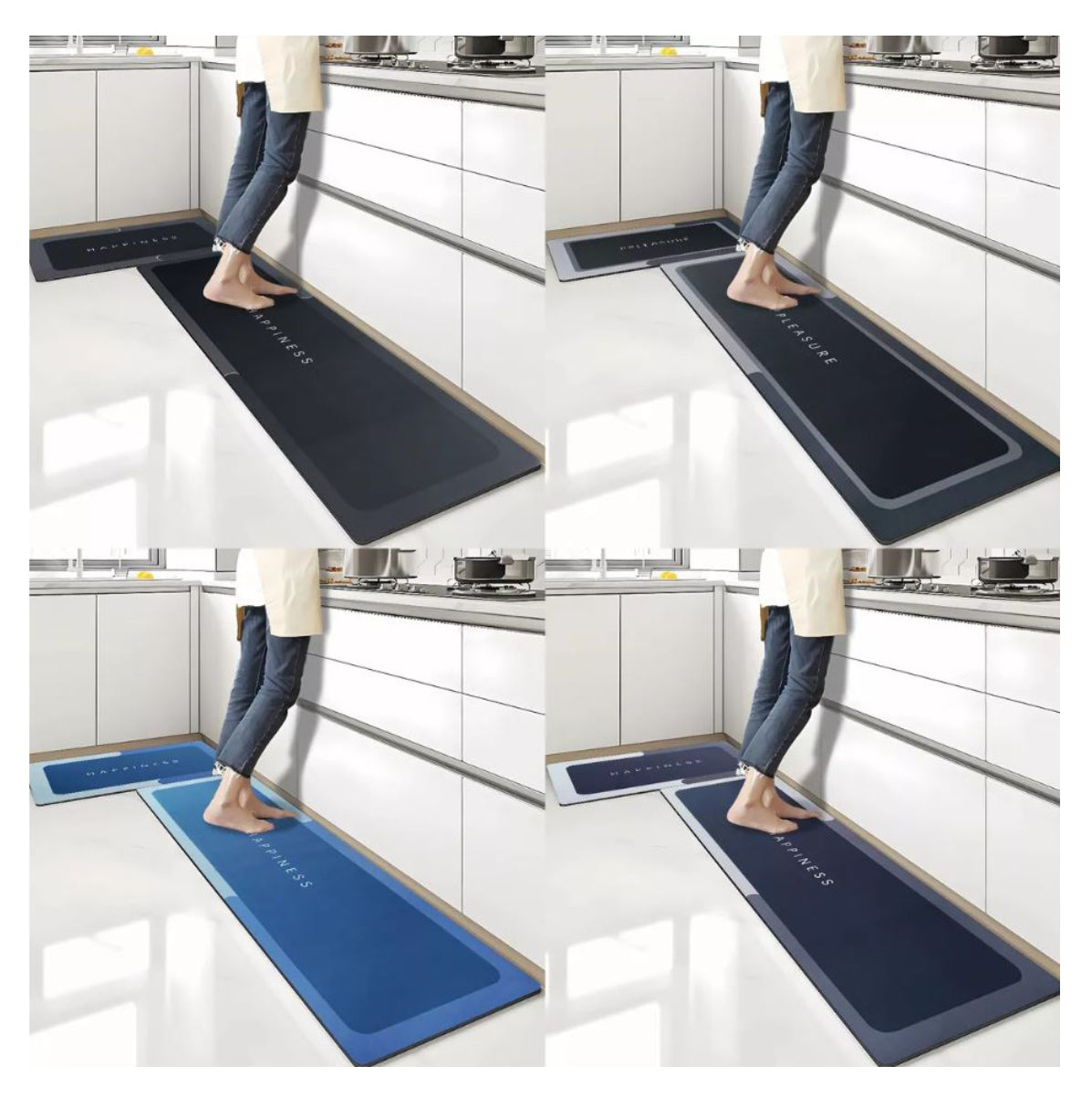 TAPETE ALFOMBRA COCINA SWEET HOME - SET DE 2 PIEZAS