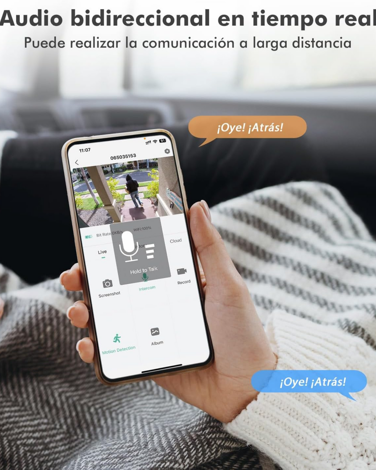 CÁMARA DE SEGURIDAD WHITECAM®️ | 360º 4K CONTROL CON CELULAR