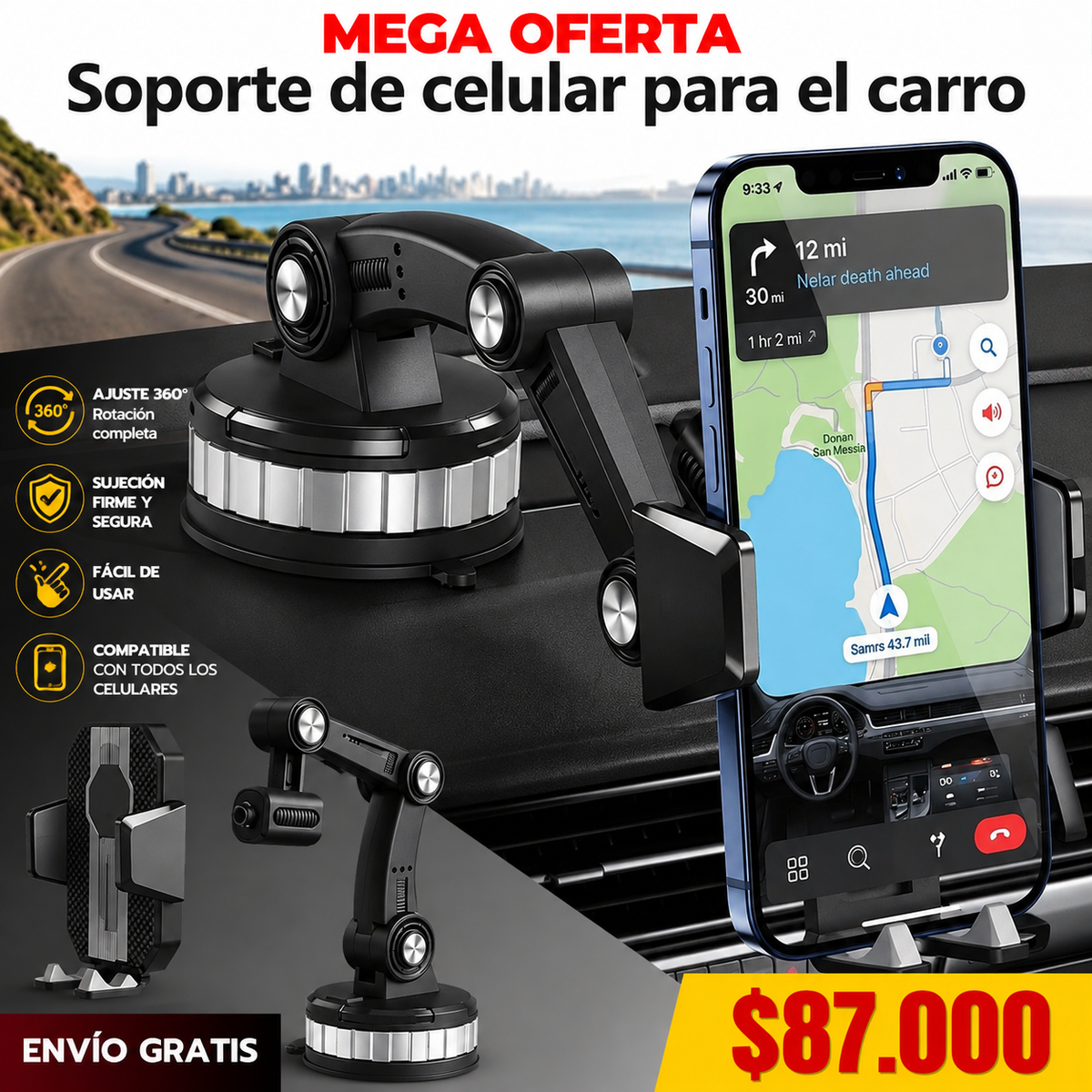 [PROMO] Soporte brazo para carro 🔥
